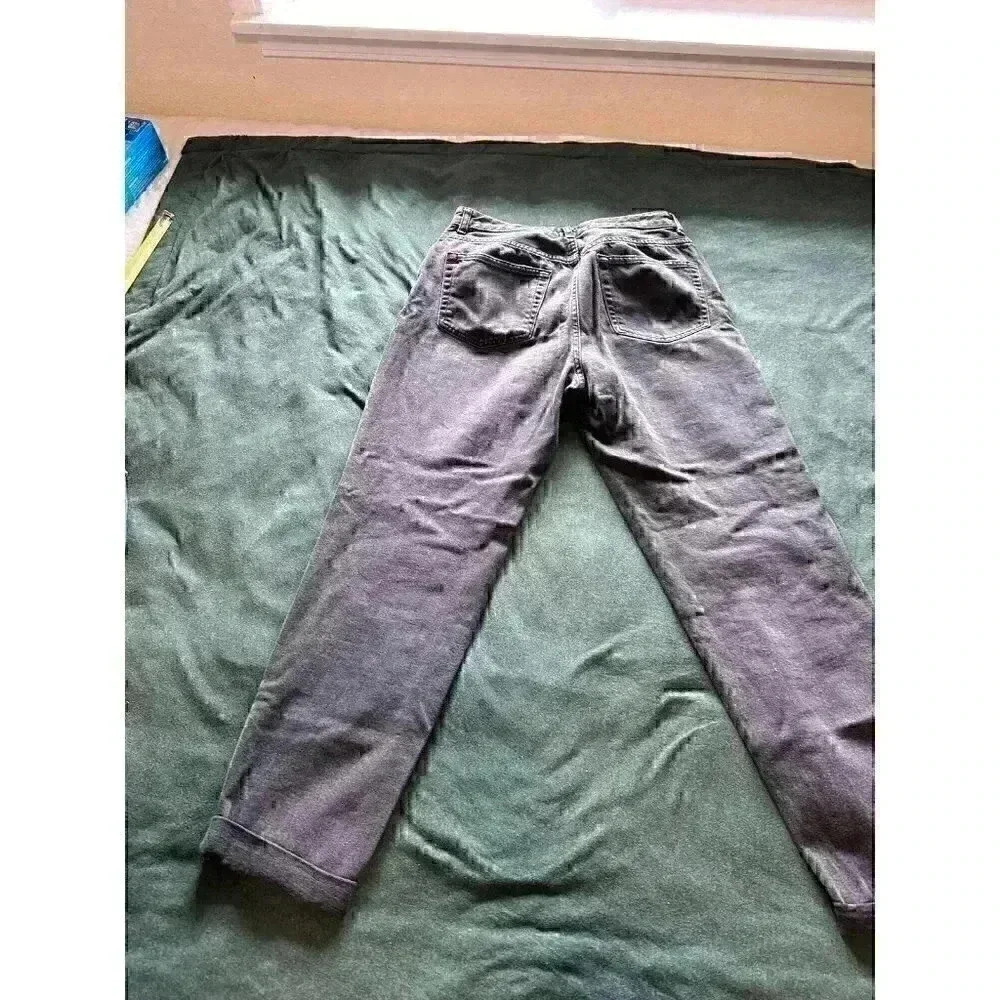 BDG black Jeans size 28 urban outfitters high waisted mom style wide leg - Picture 2 of 12